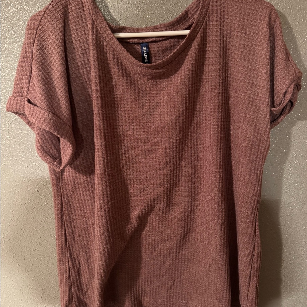 Casual Mauve Top